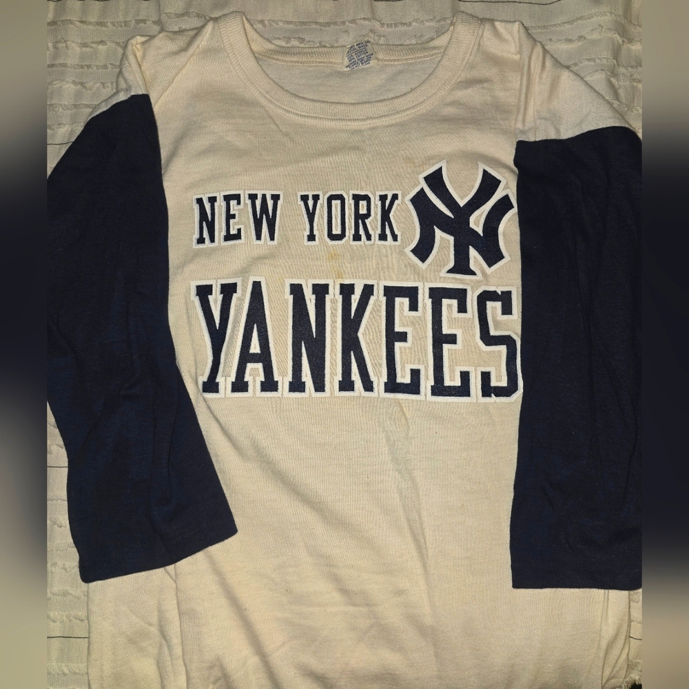 New York Yankees Vintage 3/4 Sleeve Shirt
